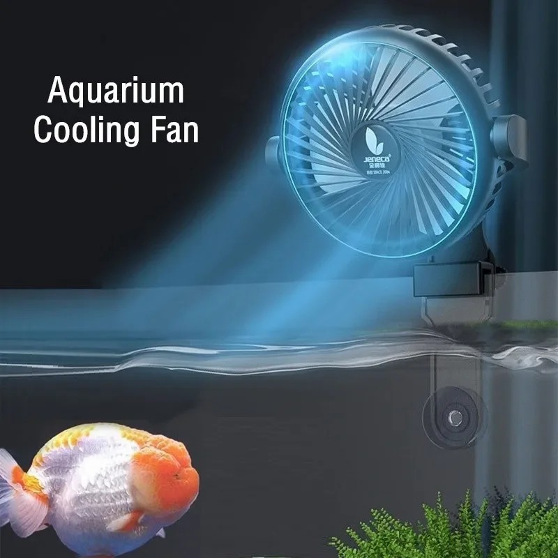 Marine Aquarium Temperature - Wentylator chłodzący do akwarium obracany o