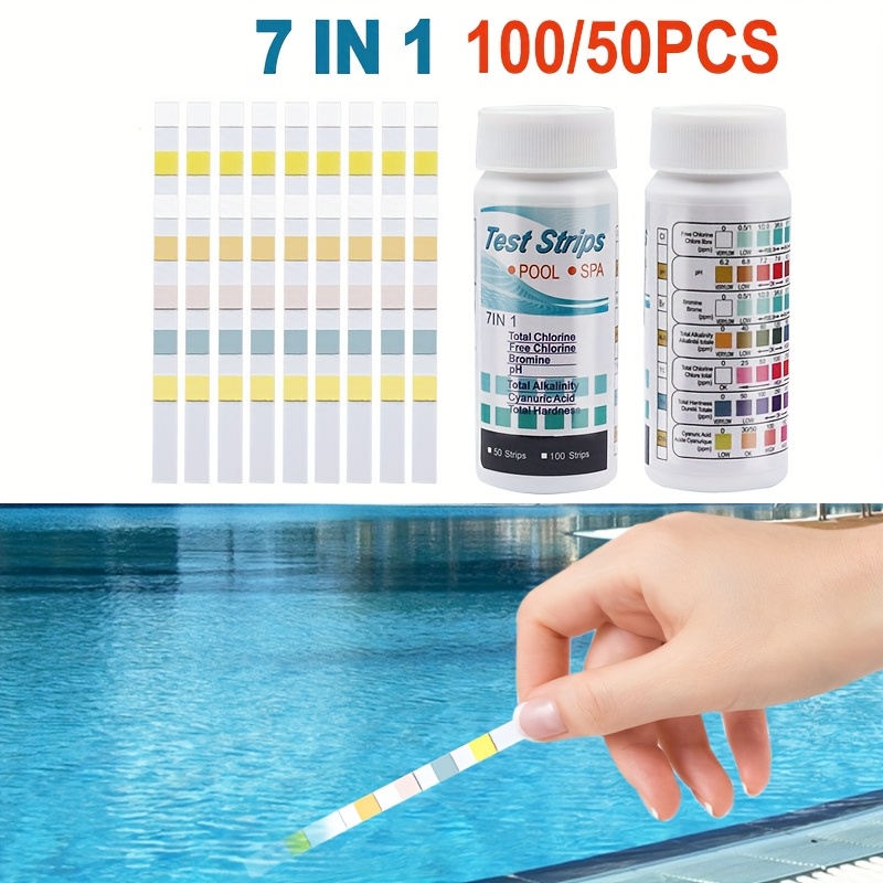 Marine Aquarium Water Testing - Paski testowe do basenu 7 w
