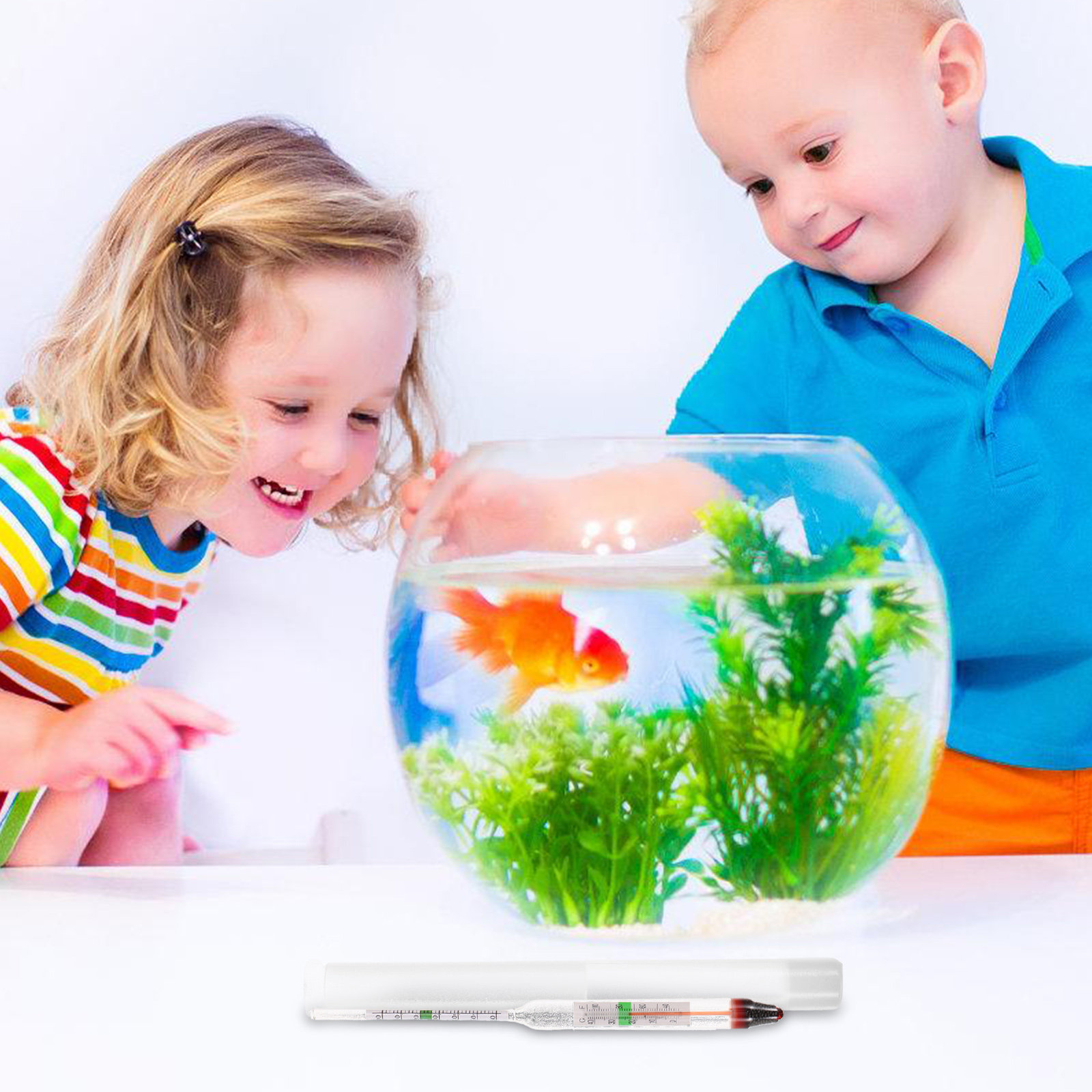 Marine Aquarium Water Testing - 1 zestaw wytrzymałego plastikowego szklanego areometru