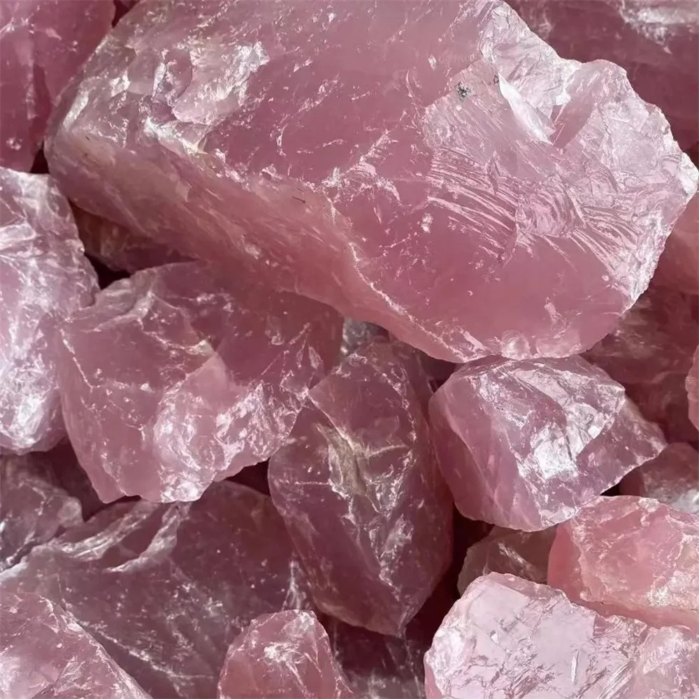 Aquarium Marine Stone - Czysty Naturalny Różowy Kwarc Różowy Szorstki