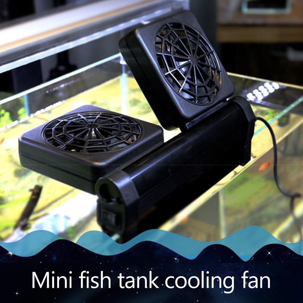 Marine Aquarium Temperature - Mini Wentylator Chłodzący do Akwarium, Regulowany,