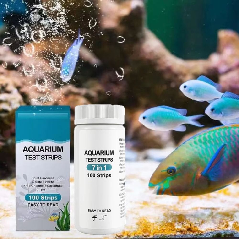 Marine Aquarium Water Testing - 7 w 1 100 szt. Pasków