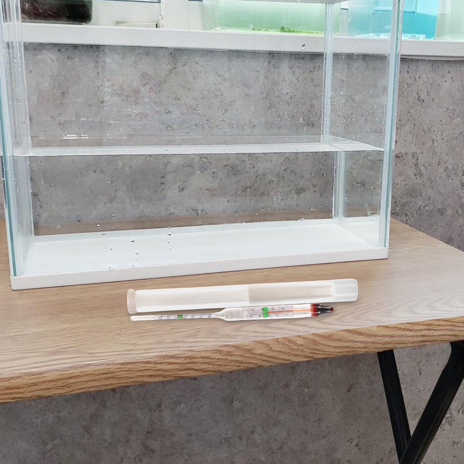 Marine Aquarium Test Kit - 1 zestaw precyzyjnego areometru do pomiaru