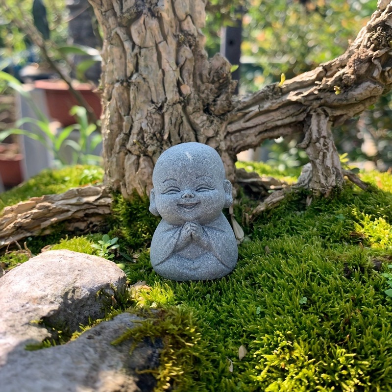Kamienna statuetka Buddy Małe  – Aquarium Marine Stone recenzja i cena