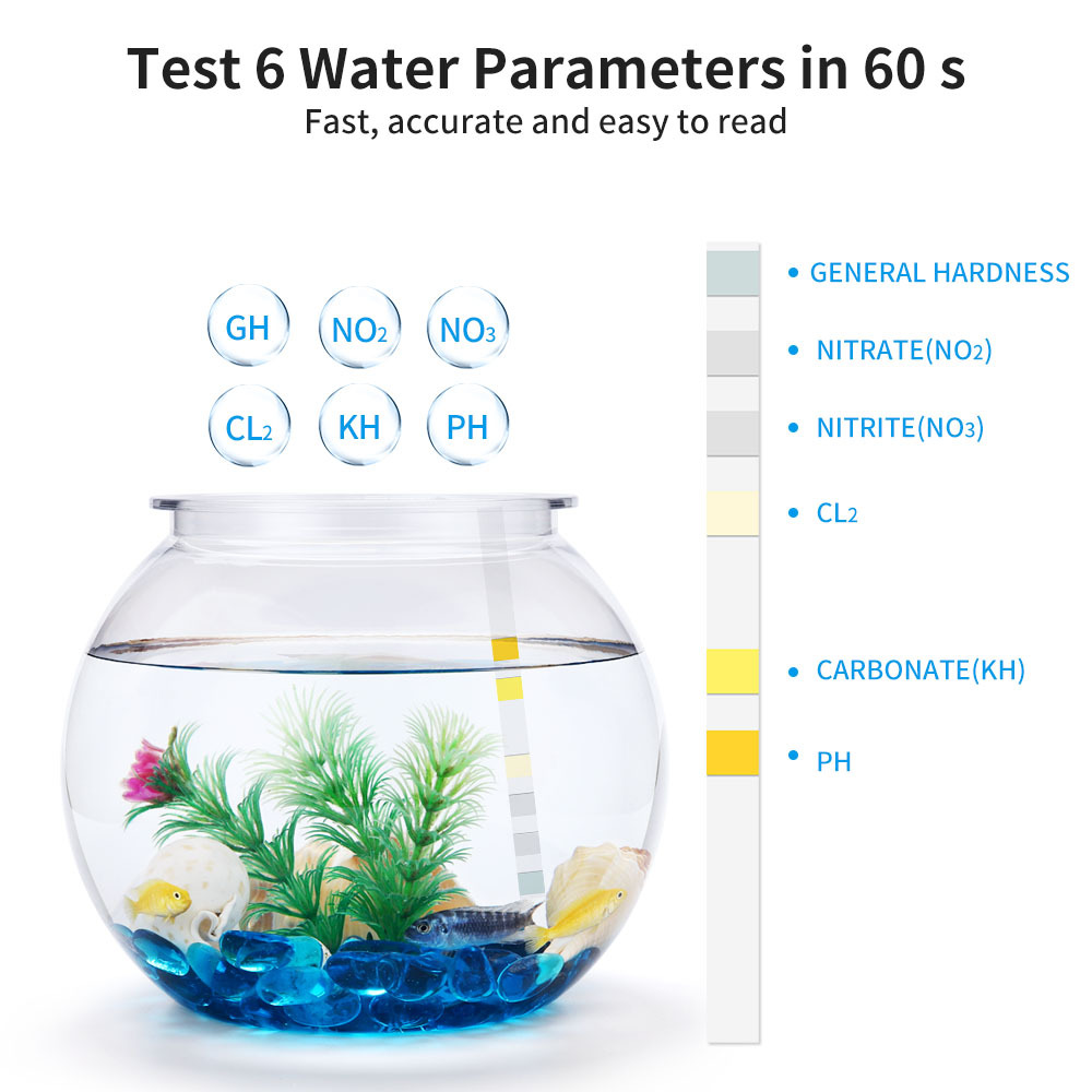 6 w 1 jakości wody paski testo – Marine Aquarium Test Kit recenzja i cena