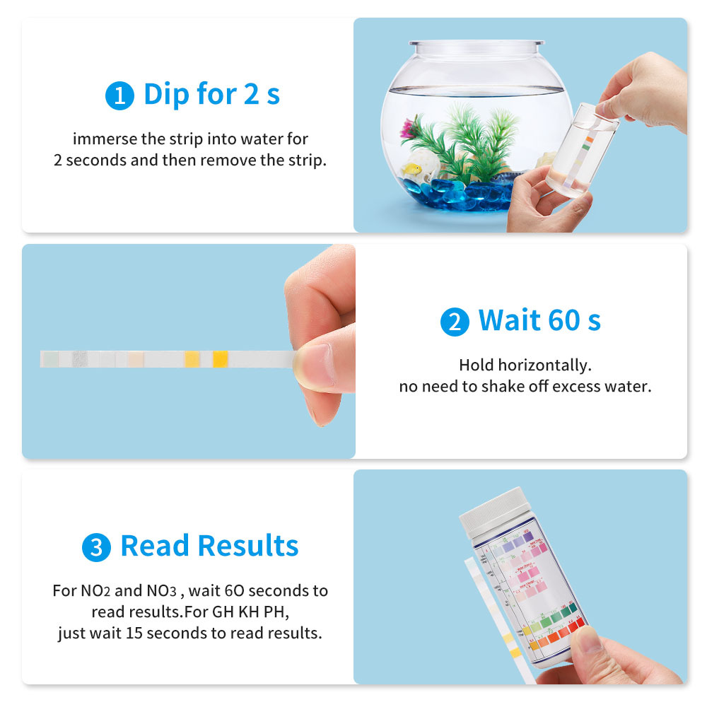 6 w 1 jakości wody paski testo – Marine Aquarium Test Kit recenzja i cena