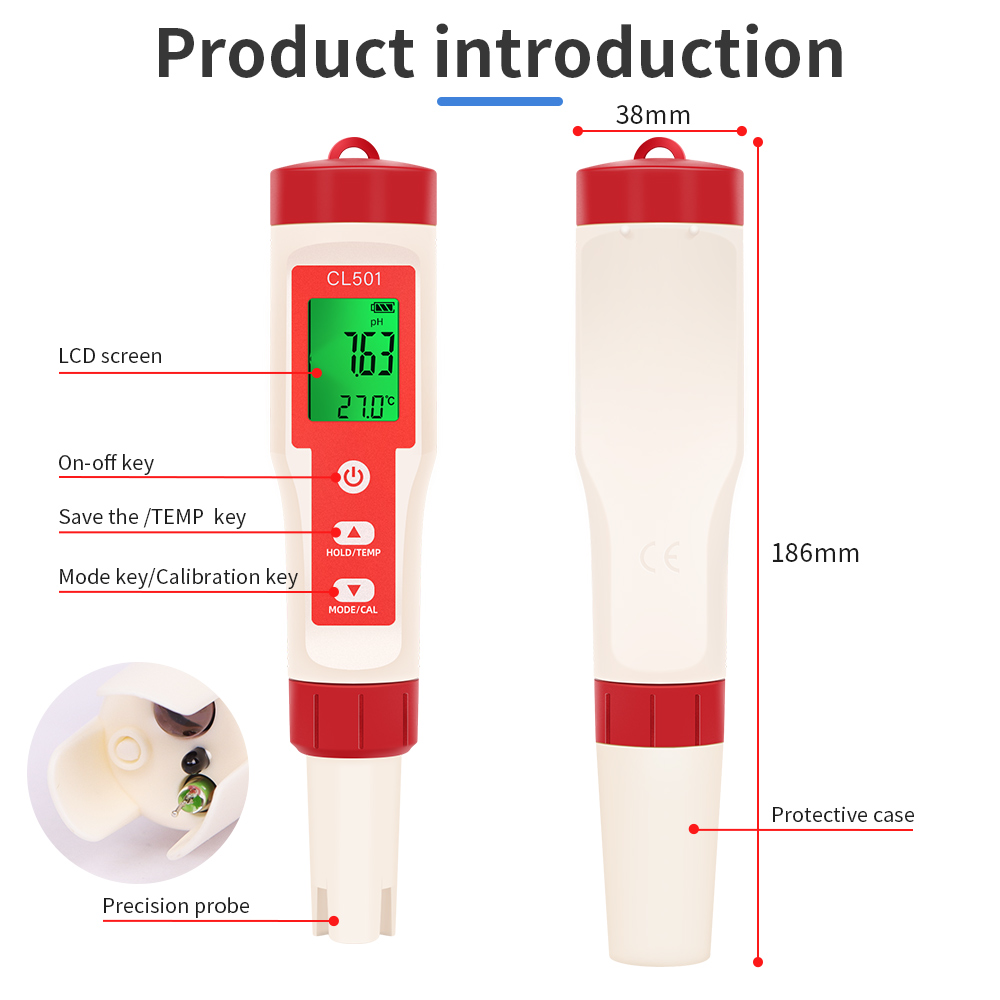 PH/CL2/H2/ORP/miernik temperat – Marine Aquarium Test Kit recenzja i cena