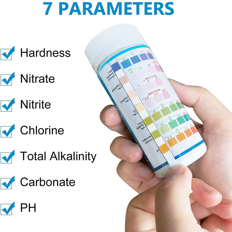 7-IN-1 akwarium paski testowe  – Marine Aquarium Test Kit recenzja i cena