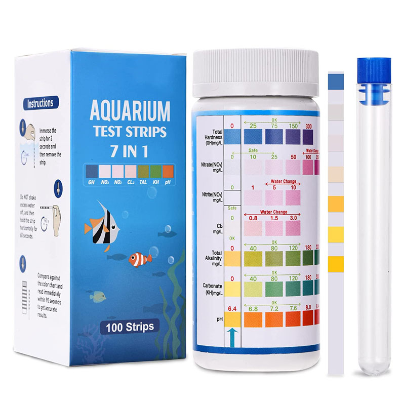 7-IN-1 akwarium paski testowe  – Marine Aquarium Test Kit recenzja i cena