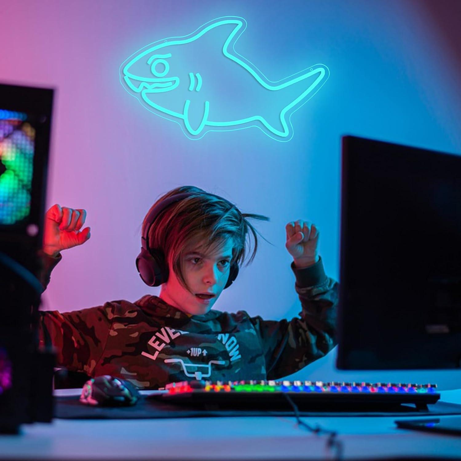 Neonowy znak Rekin USB, ściemn – Marine Zoo recenzja i cena