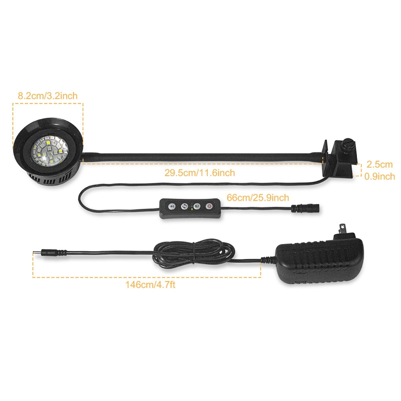 Lampa LED do akwarium rafowego – Aquarium Marine Fishes recenzja i cena