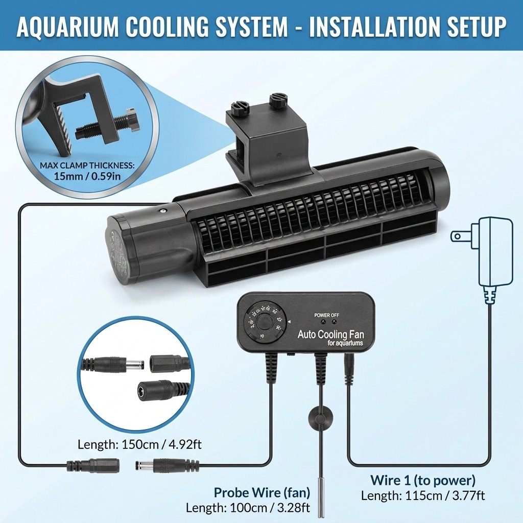 Wentylator chłodzący do akwari – Marine Aquarium Temperature recenzja i cena