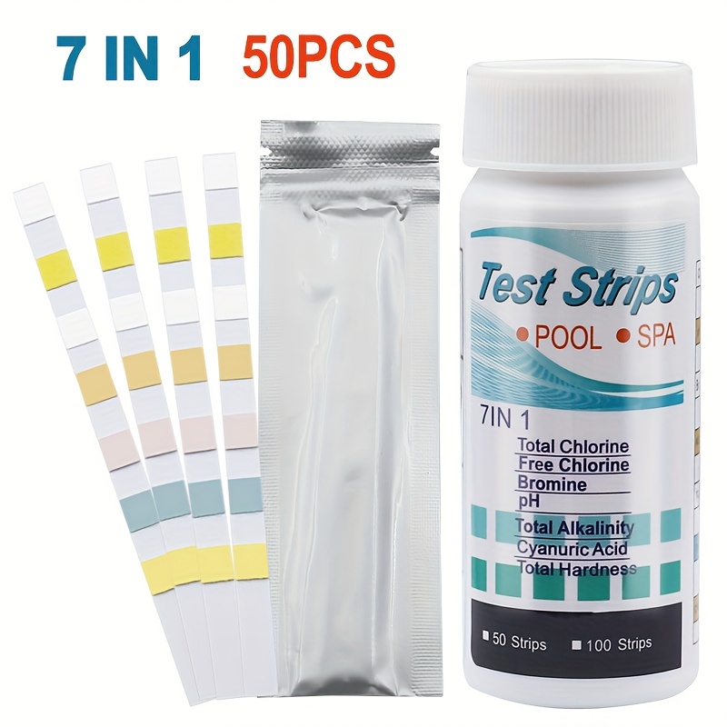 Paski testowe do basenu 7 w 1, – Marine Aquarium Water Testing recenzja i cena
