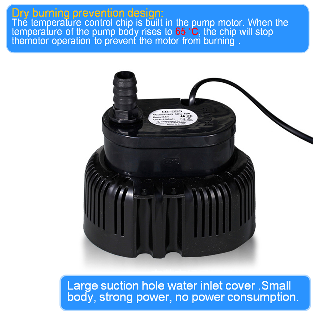 45/75W 2500-3000L/H zatapialne – Marine Aquarium Temperature recenzja i cena