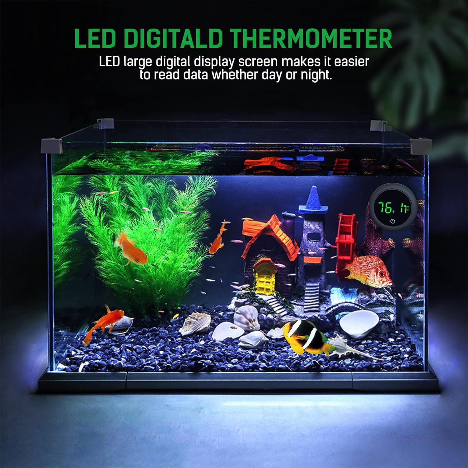 Termometr cyfrowy LED do akwar – Marine Aquarium Temperature recenzja i cena