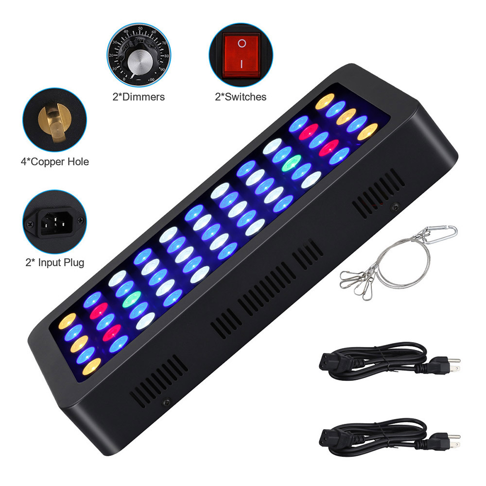 165W LED Aquariums Light Dimma – Aquarium Marine Fishes recenzja i cena