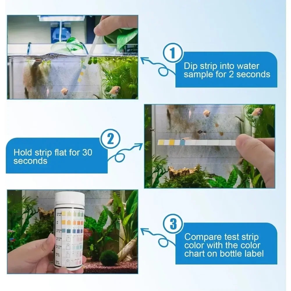 Paski testowe do akwarium PH Z – Marine Aquarium Test Kit recenzja i cena