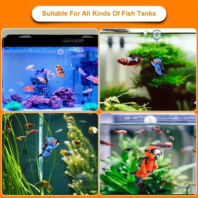 2 szt. Żywe figurki nurków do  – Marine Aquarium For Sale recenzja i cena