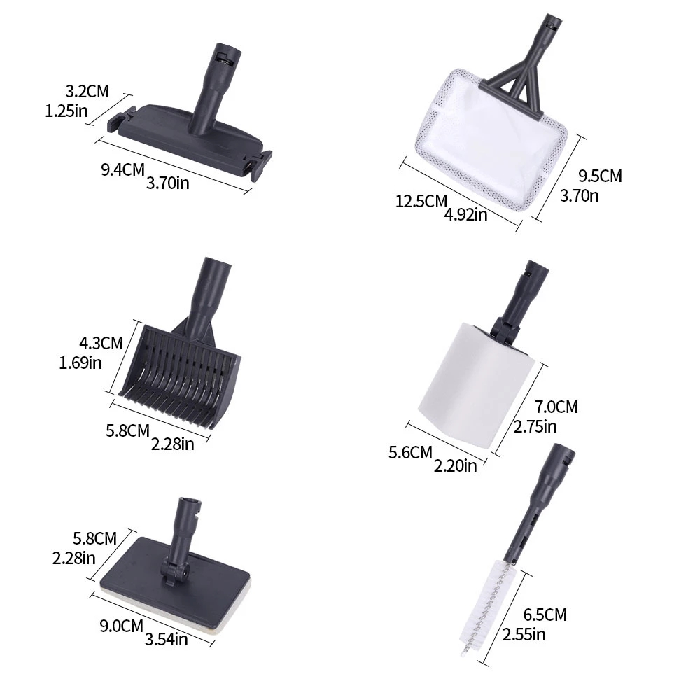 Zestaw 6 w 1 do czyszczenia ak – Marine Aquarium Glass Scraper recenzja i cena