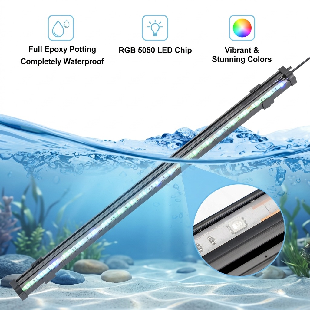 USB LED Lampa do Akwarium z Ef – Aquarium Marine Stone recenzja i cena