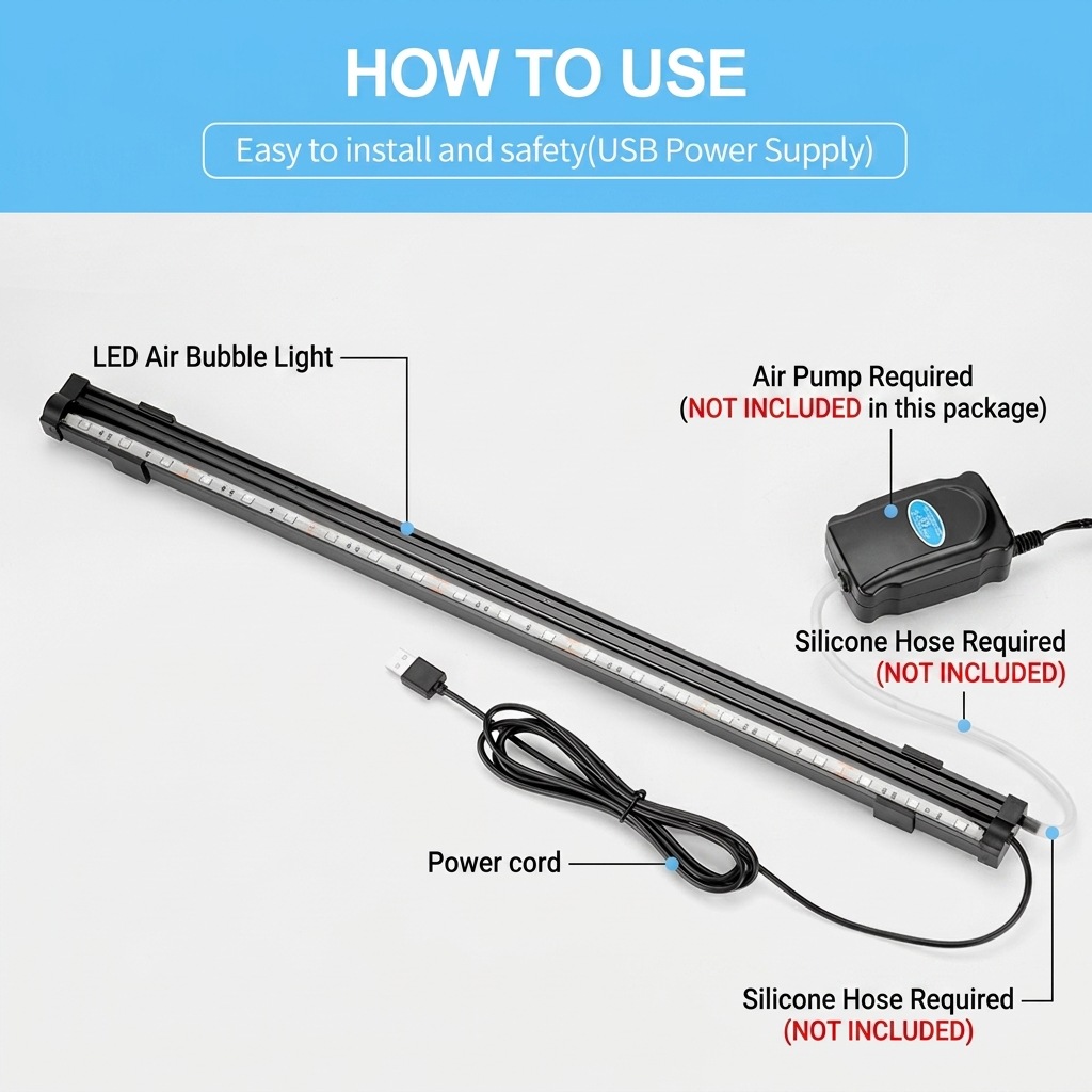 USB LED Lampa do Akwarium z Ef – Aquarium Marine Stone recenzja i cena